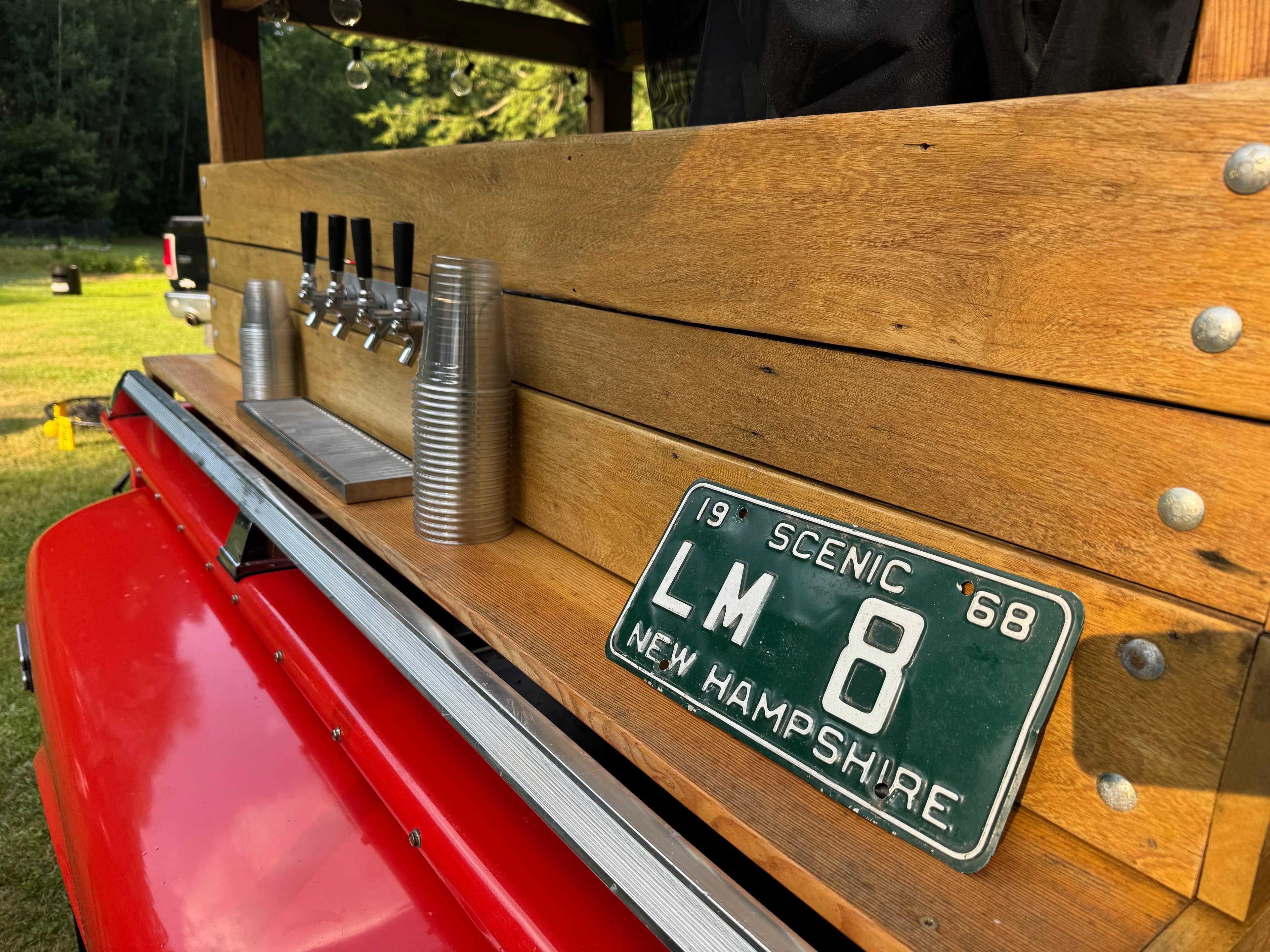 1968 Chevy tap trailer with NH plate